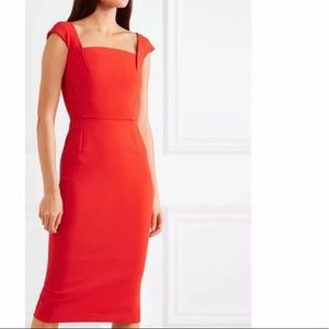 🎉 Roland Mouret red Matlock dress